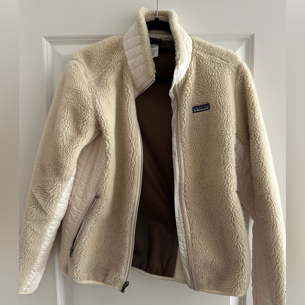 Patagonia Cream Fleece Jacket